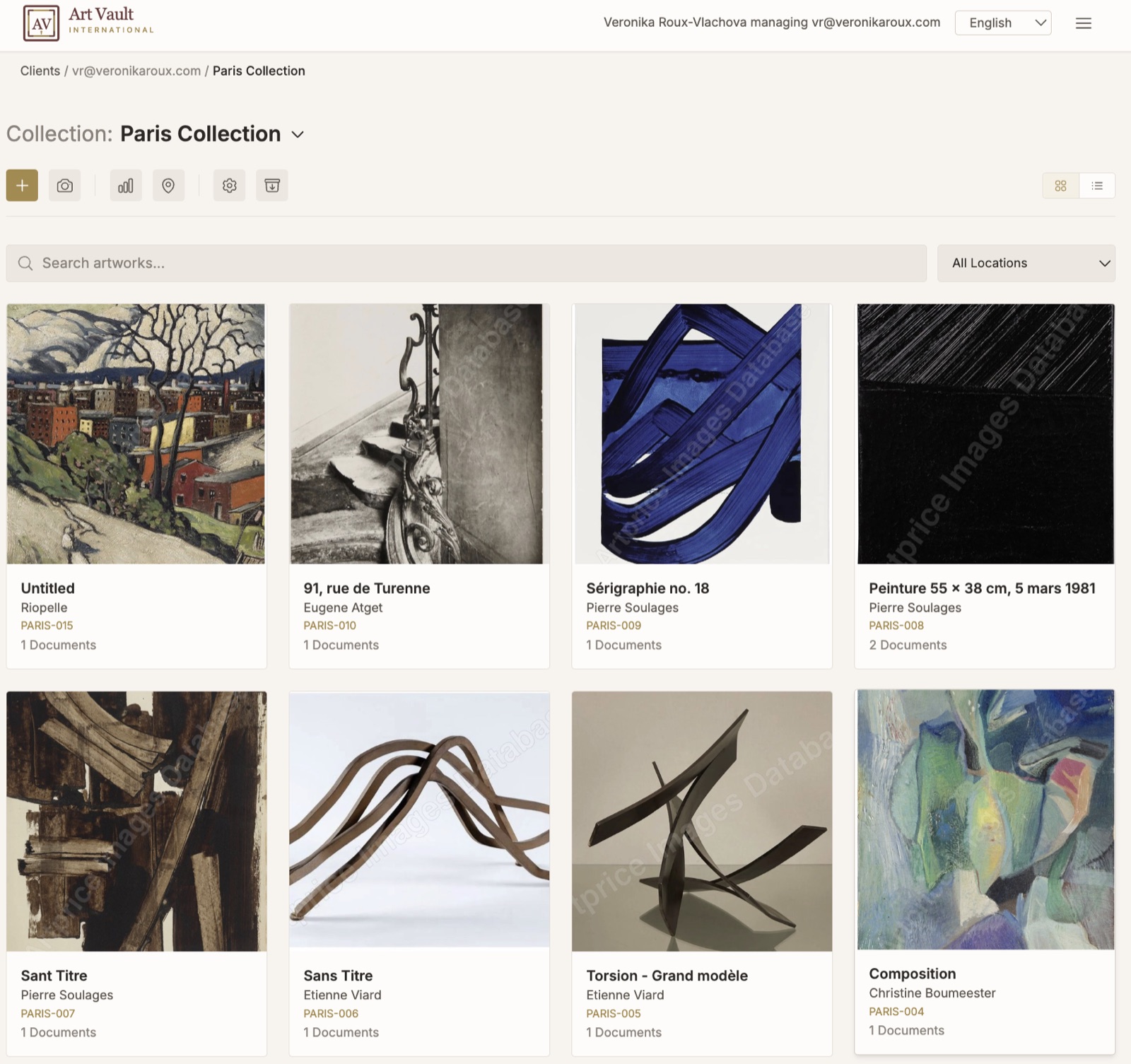 ArtVault - Personal Art Collection Management